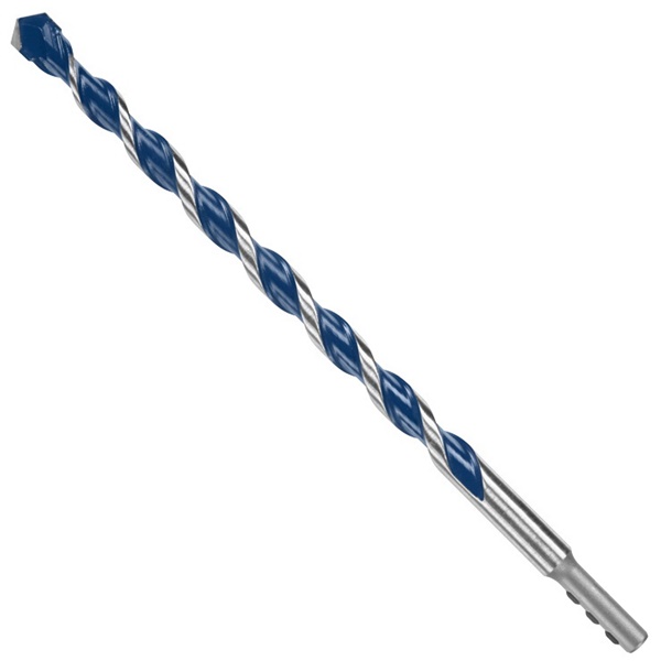 BlueGranite Turbo HCBG10T Hammer Drill Bit, 5/16 in Dia, 10 in OAL, Milled U Flute, 5/16 in Dia Shank