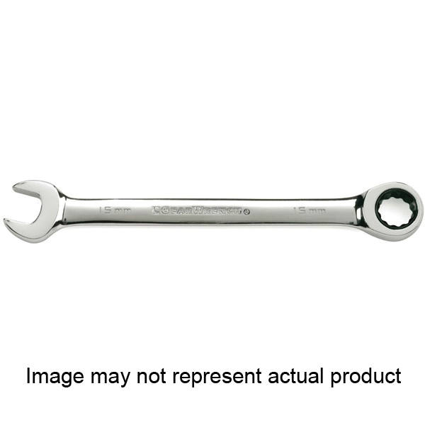 GearWrench 9114D Ratchet Combination Wrench, Metric, 14 mm Head, 7.504 in L, 12 -Point, Alloy Steel - 1