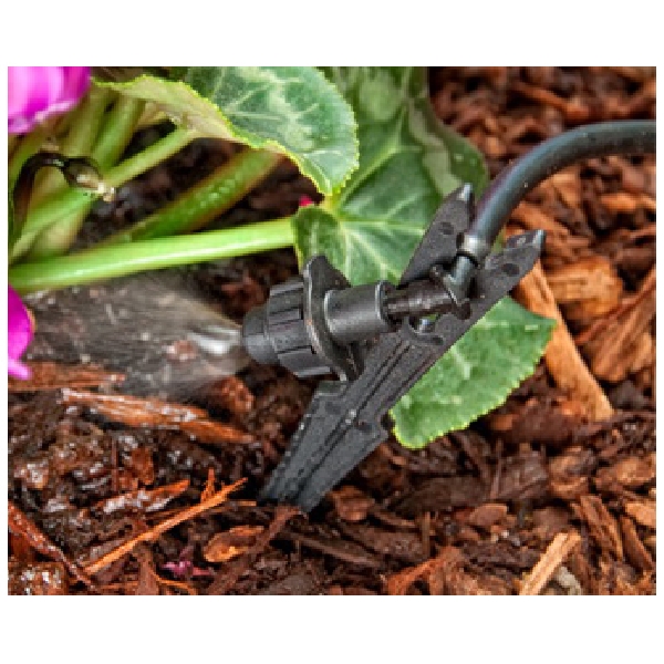 DIG 7790BB Fogger/Mister, 1/4 in Connection, Full-Circle, 30 psi Pressure, 2.21 gph, Plastic, Black