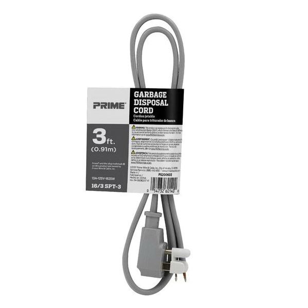 PRIME PS210603 Garbage Disposal Cord, Tinned and Stripped, 16/3 AWG,  30 Pack - 2