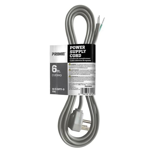 PRIME PS210606 Garbage Disposal Cord, Tinned and Stripped, 16/3 AWG,  20 Pack - 2