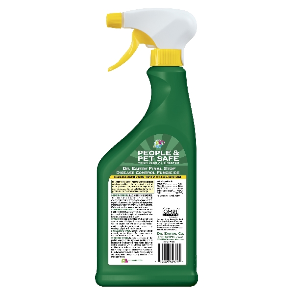 Dr. Earth FINAl STOP 7004 Disease Control Fungicide, Liquid, Rosemary, Hazy White, 32 oz Hose End Spray Bottle - 2