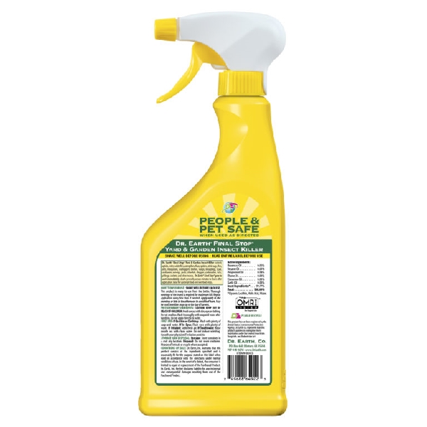 Insect Killer, Dr. Earth, Final Stop, 24 oz - 2