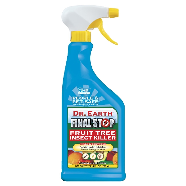 Dr. Earth 8006 Fruit Tree Insect Killer, Liquid, Spray Application, 24 oz