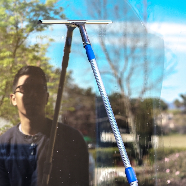 Ettore Original 11108 Window Squeegee, 8 in Blade, Rubber Blade