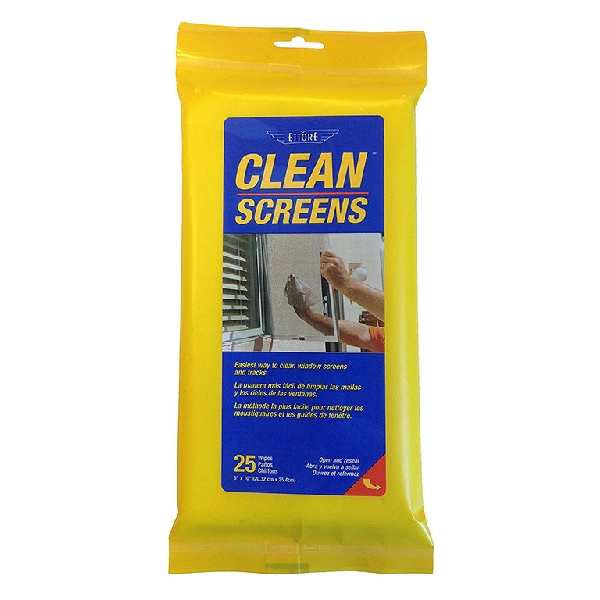 Ettore 30155 Clean Screen Wipes, 8 in L, 10 in W, Unscented