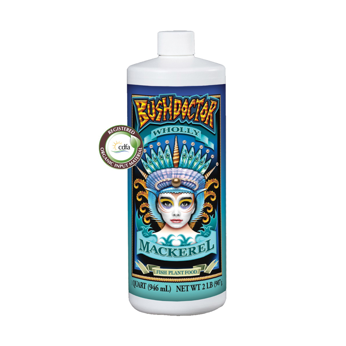 Wholly Mackerel 791307 Fish Fertilizer, 1 qt, Liquid, 3-1-0 N-P-K Ratio