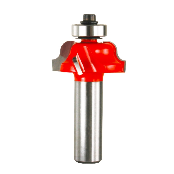 38-104 Roman Ogee Bit, 1-5/16 in Dia Cutter, 1-7/8 in L Cutting, 2-3/8 in OAL, 1/2 in Dia Shank, 4-Cutter