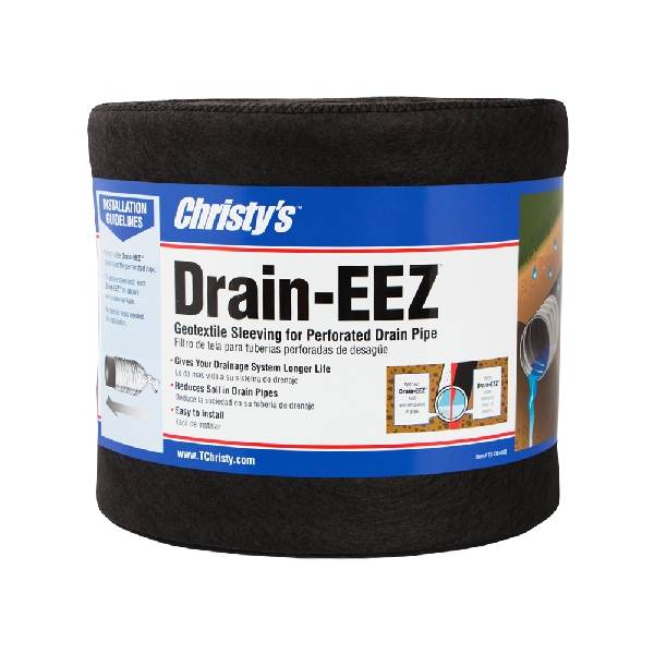 Christy's Drain-EEZ TC-DE310 Drain Sock, 10 ft L x 3 in W Dimensions, Polypropylene