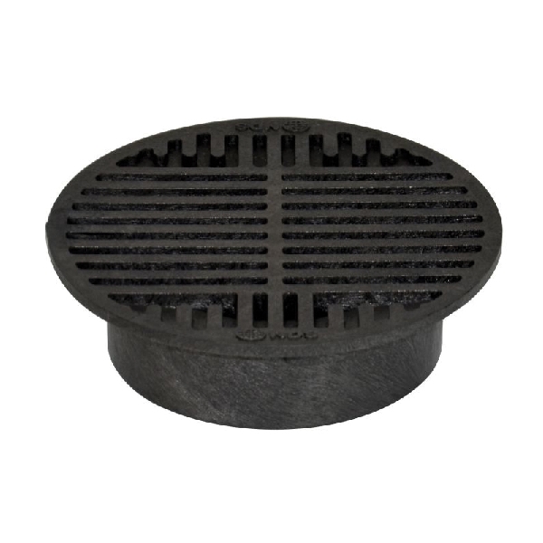 NDS 10 8 In. Round Grate, Black