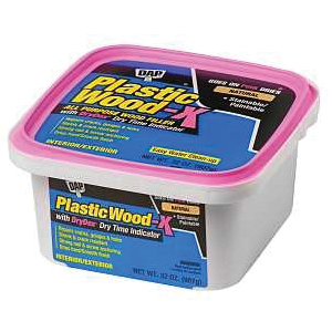 7079800543 Wood Filler, Paste, Musty, Natural, 32 oz