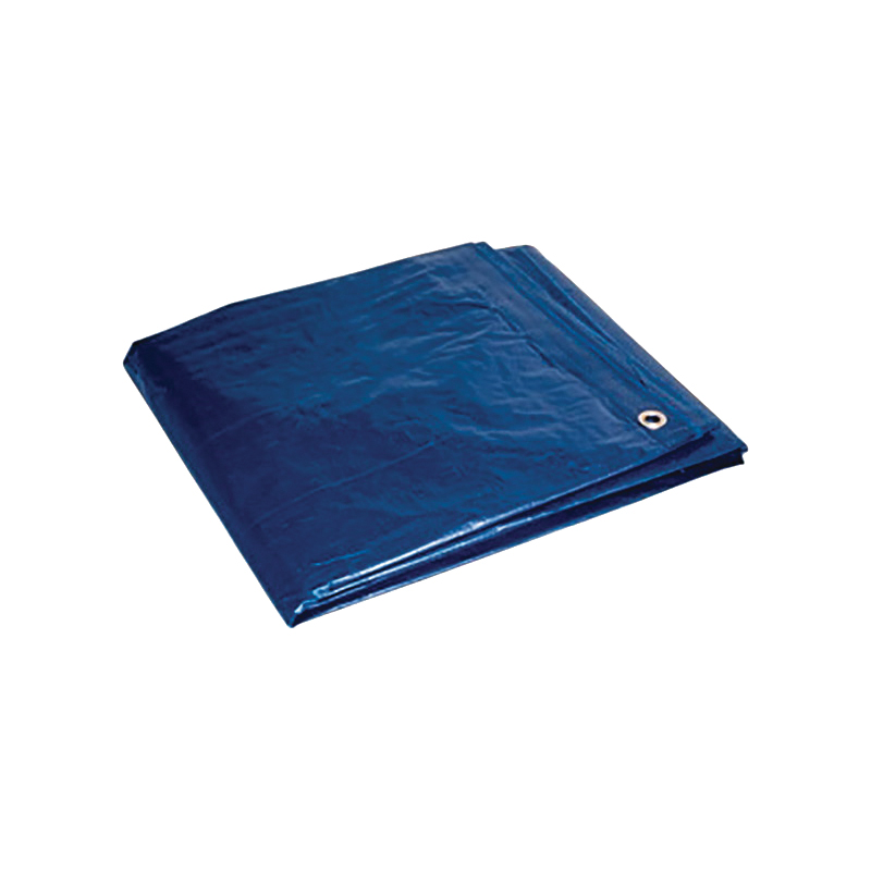 80068 Cut Size Tarp, 6 ft L, 8 ft W, 5 mil Thick, Polyethylene, Blue