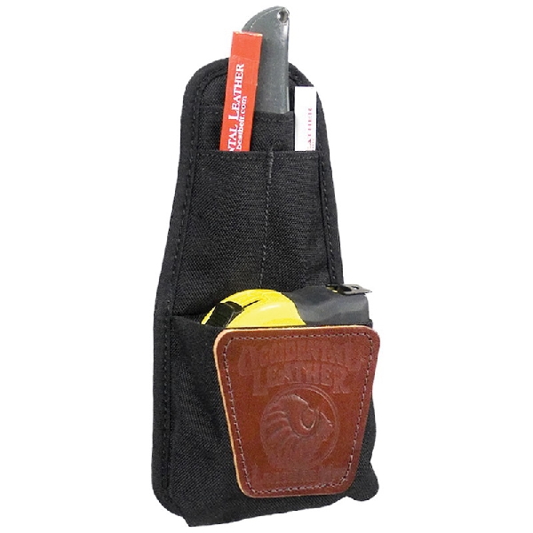 Occidental Leather 8505 Clip-On Tool Holder, 4-Pocket, Leather/Nylon, 4-1/2 in W, 9 in H - 2