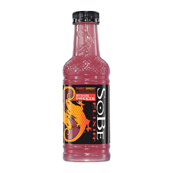 Sobe 20OZSOBECRANB Offshore Breeze Drink, Cranberry Grapefruit, 20 oz, Bottle