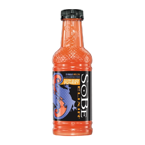 Sobe 20OZSOBEMANGO South Beach Sunset Beverage, Liquid, Mango Melon, 20 oz, Bottle
