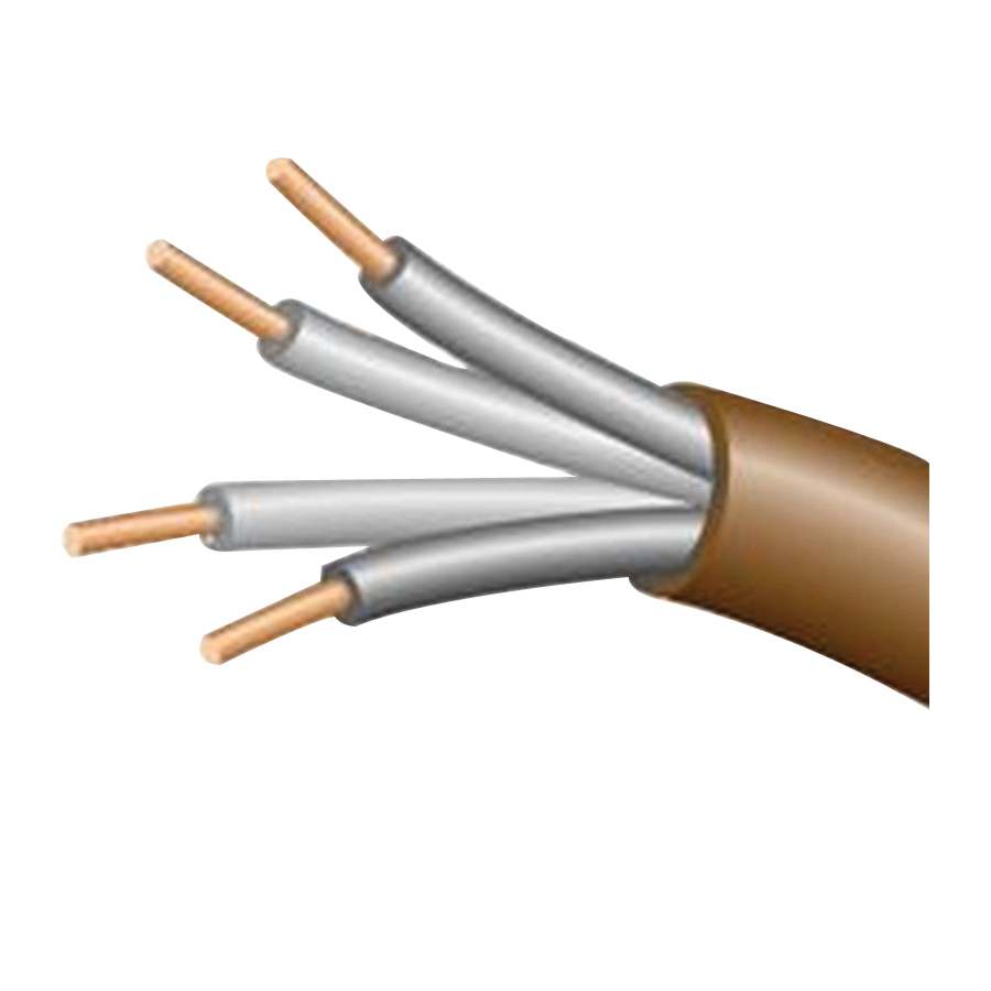 553046607 250 ft. Thermostat Cable, 18/4, Brown