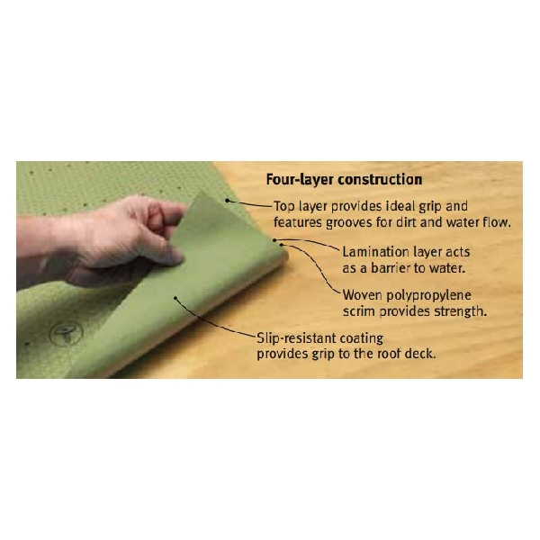 Tyvek Protec 160 Roofing Underlayment, 250 ft L, 4 ft W, Polypropylene/Synthetic