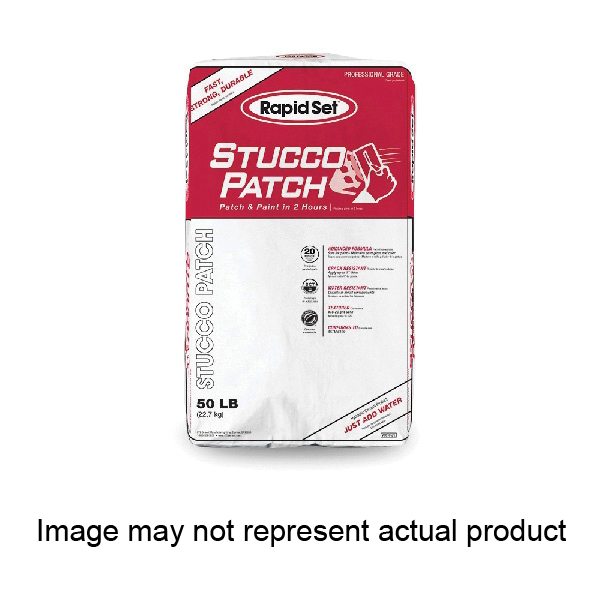 Rapid Set 702010025 Stucco Patch, Tan, 25 lb Bag
