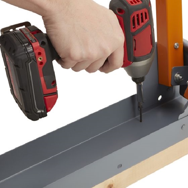 Bora Portamate Port-a-Mate PM-3300 Heavy-Duty Folding Sawhorse, 500 lb, 33 in H, Steel, Orange - 5