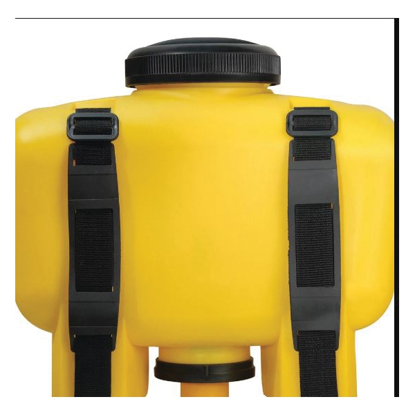 hudson Commercial Bak-Pak 13194 Sprayer, 4 gal Tank, Poly Tank, 42 in L Hose, Cone Nozzle, Translucent Yellow - 2