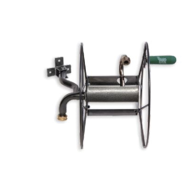 Yard Butler SRM-90 Mighty Hose Reel, 5/8 in Hose, 75 ft L Hose, Steel