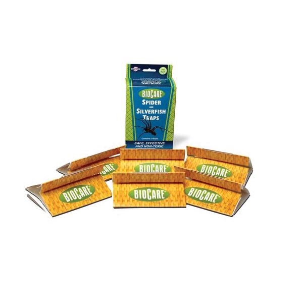 BioCare S206 Spider and Silverfish Trap, Solid,  6 Pack - 2