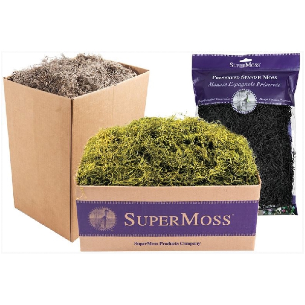 SuperMoss 26900 Preserved Spanish Moss, Natural, 80-3/4 c