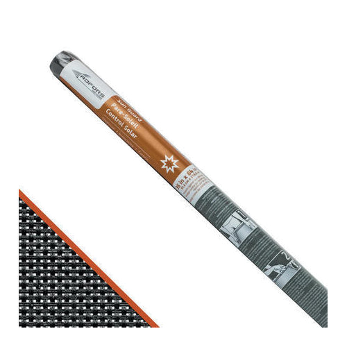 Adfors Sun Guard 36104 Solar Screen, 7 ft L, 48 in W, Fiberglass, Charcoal - 3