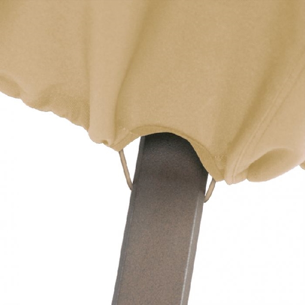 Classic Accessories Terrazzo 58242 Patio Table Cover, Polyester, Sand - 4