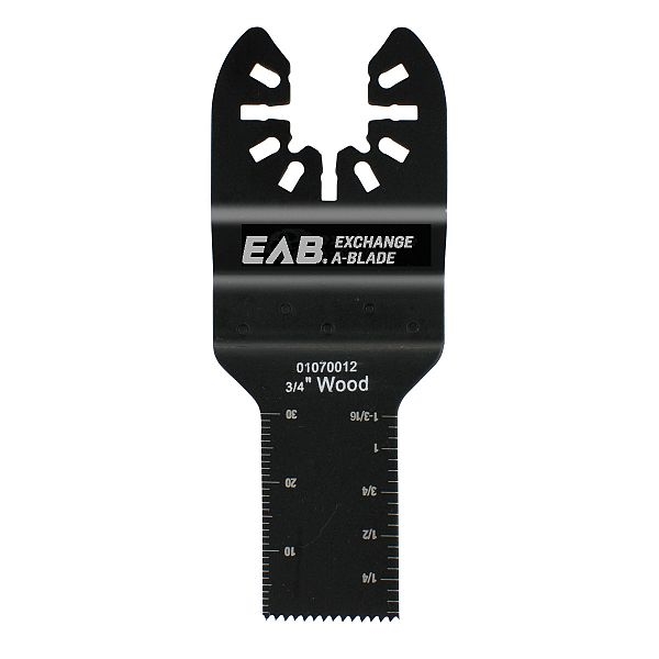 Exchange-A-Blade Professional 1070012 Oscillating Tool Blade, 3/4 in, 1-1/4 in D Cutting, HCS - 2