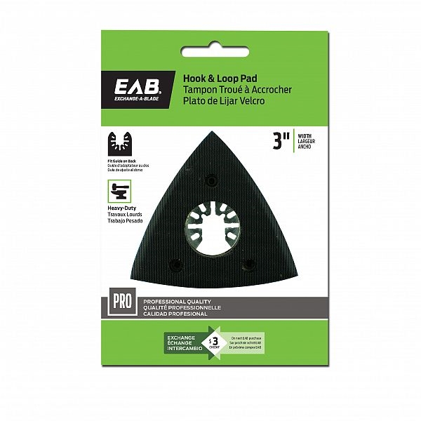 Exchange-A-Blade Professional 1070122 Hook and Loop Pad, Exchangeable - 2