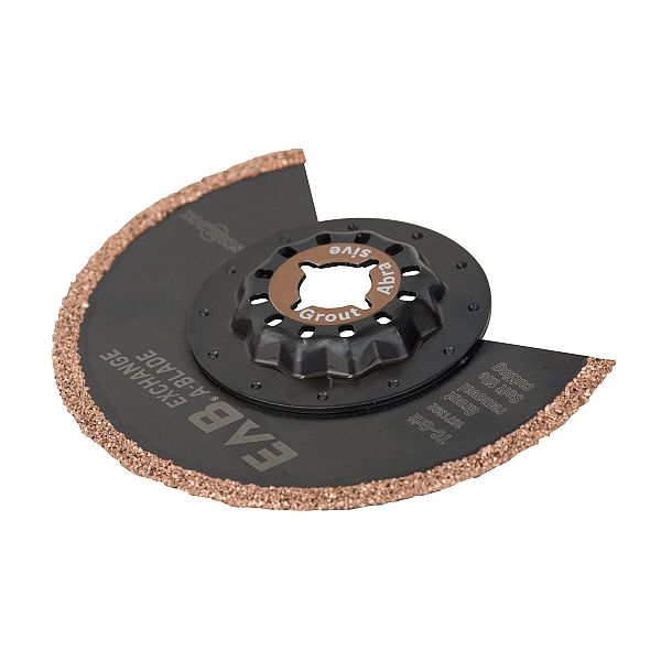 OMT Blade, Exchange-A-Blade, Grout and Masonry, Starlock, Carbide Grit Half Circle - 2