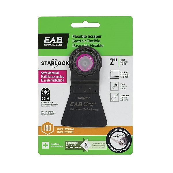 OMT Blade, Exchange-A-Blade, Scraper Blade, Starlock, 2 in HCS Flex - 3