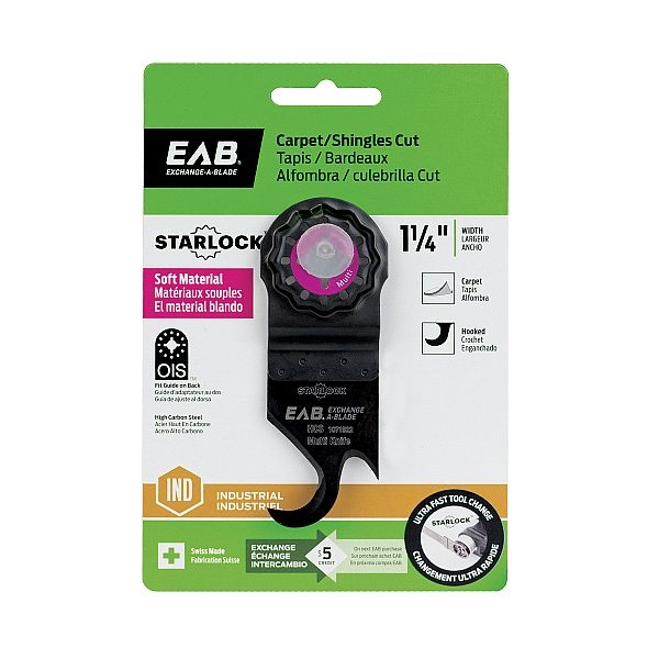OMT Blade, Exchange-A-Blade, Shingle and Carpet Knife, Starlock, HCS - 3