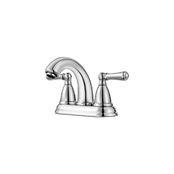 Pfister Canton Series F-048-CNCC Bathroom Faucet, 1.5 gpm, 2-Handle, 3-Faucet Hole, Chrome Plated, Lever Handle