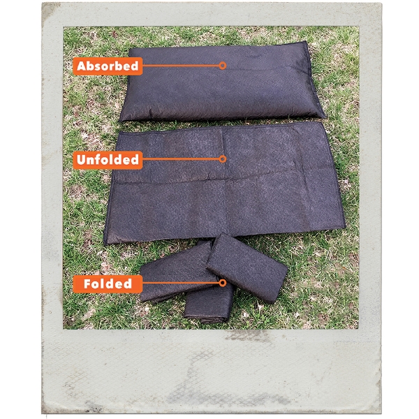 Quick Dam QD1224-6 Flood Bag, 4 gal, 12 in L x 24 in W x 3.5 in H Dimensions, Black, 6/PK