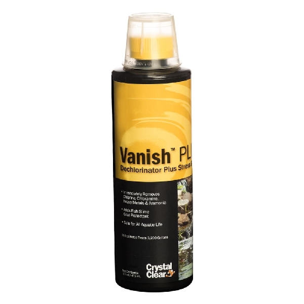 CrystalClear Vanish Plus CC015-16 Dextoxifier Plus Stress Reducer, Liquid, Clear, 16 oz Bottle - 1