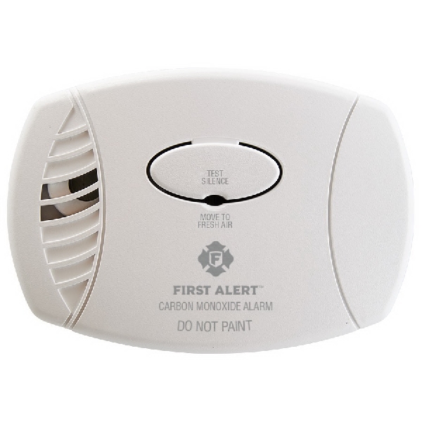 1039730 Carbon Monoxide Alarm, 85 dB, Alarm: Audible Beep, Electrochemical Sensor, White