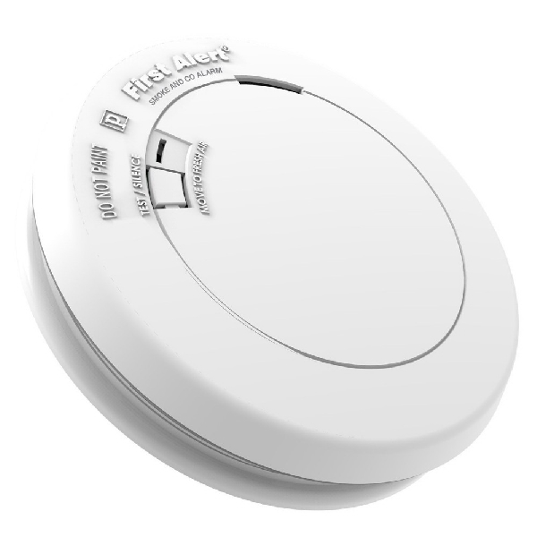 First Alert 1039868 Smoke and Carbon Monoxide Alarm, 85 dB, Alarm: Audible, Electrochemical, Photoelectric Sensor