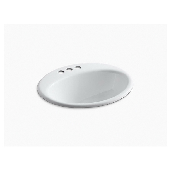 Kohler Farmington Series K290540 Bathroom Sink, Oval B...