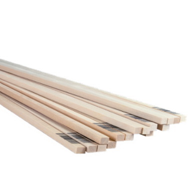 Strip Basswood, Midwest Products, 24 in L x 3/8 in W x 1/4 thick - 2