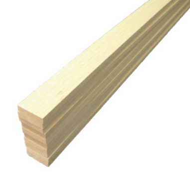 24 in L x 8 in W x 1/8 in thick, Midwest Products, Basswood sheet - 2