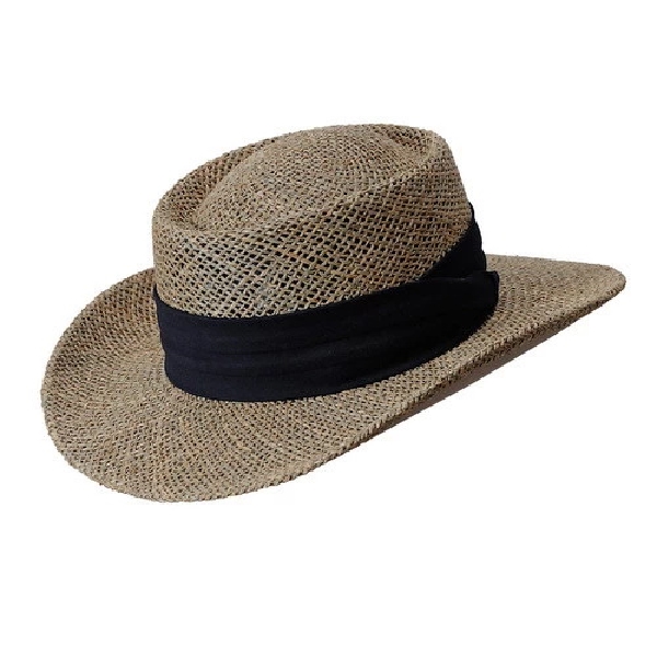 11023 Caribbean Gambler Hat, Men's, 6-3/8 to 7-1/8 in, Seagrass, Natural