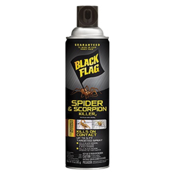 Black Flag HG-11027 Spider and Scorpion Killer2, Liquid, Spray Application, Indoor/Outdoor, 16 oz Can - 1