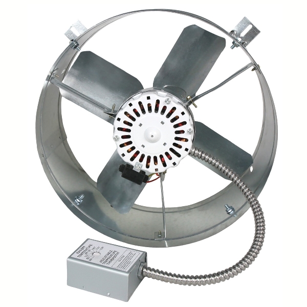 Cool Attic CX1500 Gable Mount Ventilator, 2.6 A, 120 V - 2