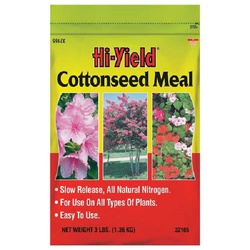 Hi-Yield 32165 Cottonseed Meal Plant Food, 3 lb, 6-1-1 N-P-K Ratio