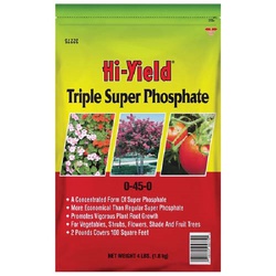 Hi-Yield 32275 Triple Super Phosphate Plant Food, 4 lb, Crystal, Powder, 0-45-0 N-P-K Ratio