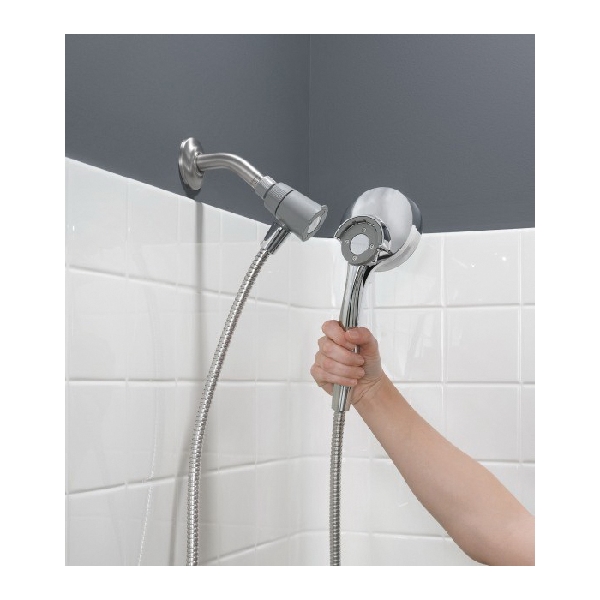 Moen Engage 26100EP Handheld Shower, Round, 1/2 in Connection, 1.75 gpm, 6-Spray Function, Metal, Chrome - 5