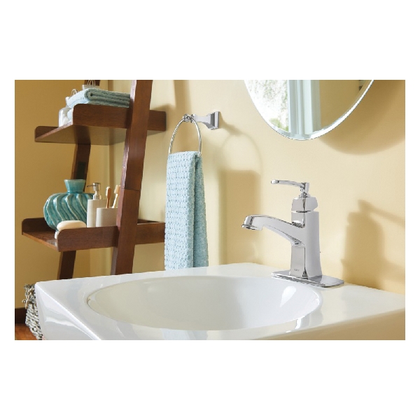 Conway Bath Faucet, Moen, 1-Handle, Chrome - 4