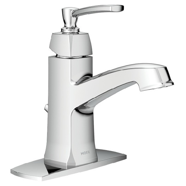 Conway Bath Faucet, Moen, 1-Handle, Chrome - 5